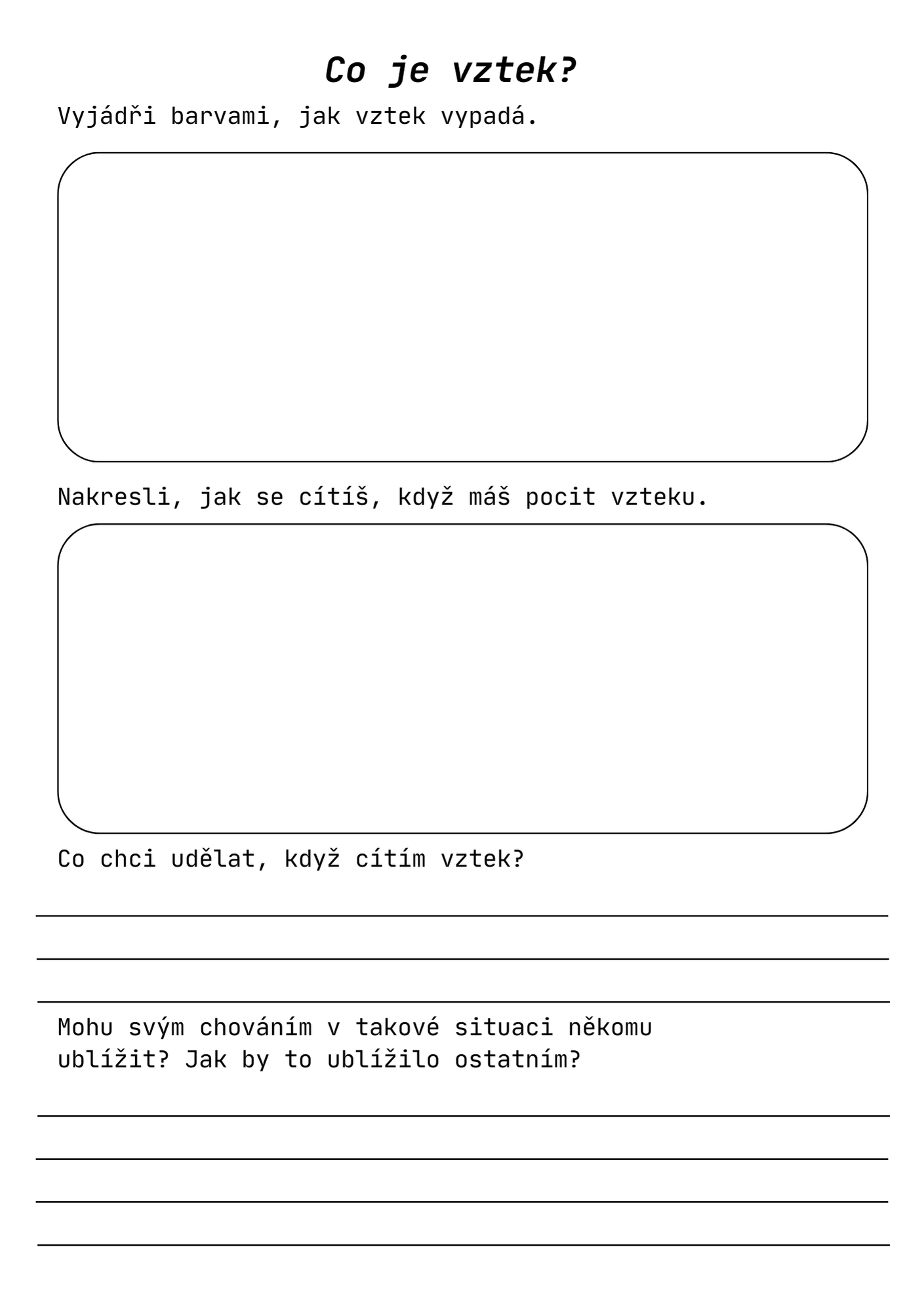 denní plánovač s terapeutickými worksheety